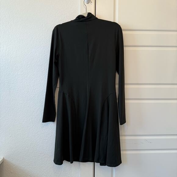 Susana Monaco Fit and Flare Mock Neck Dress - Picture 3 of 7